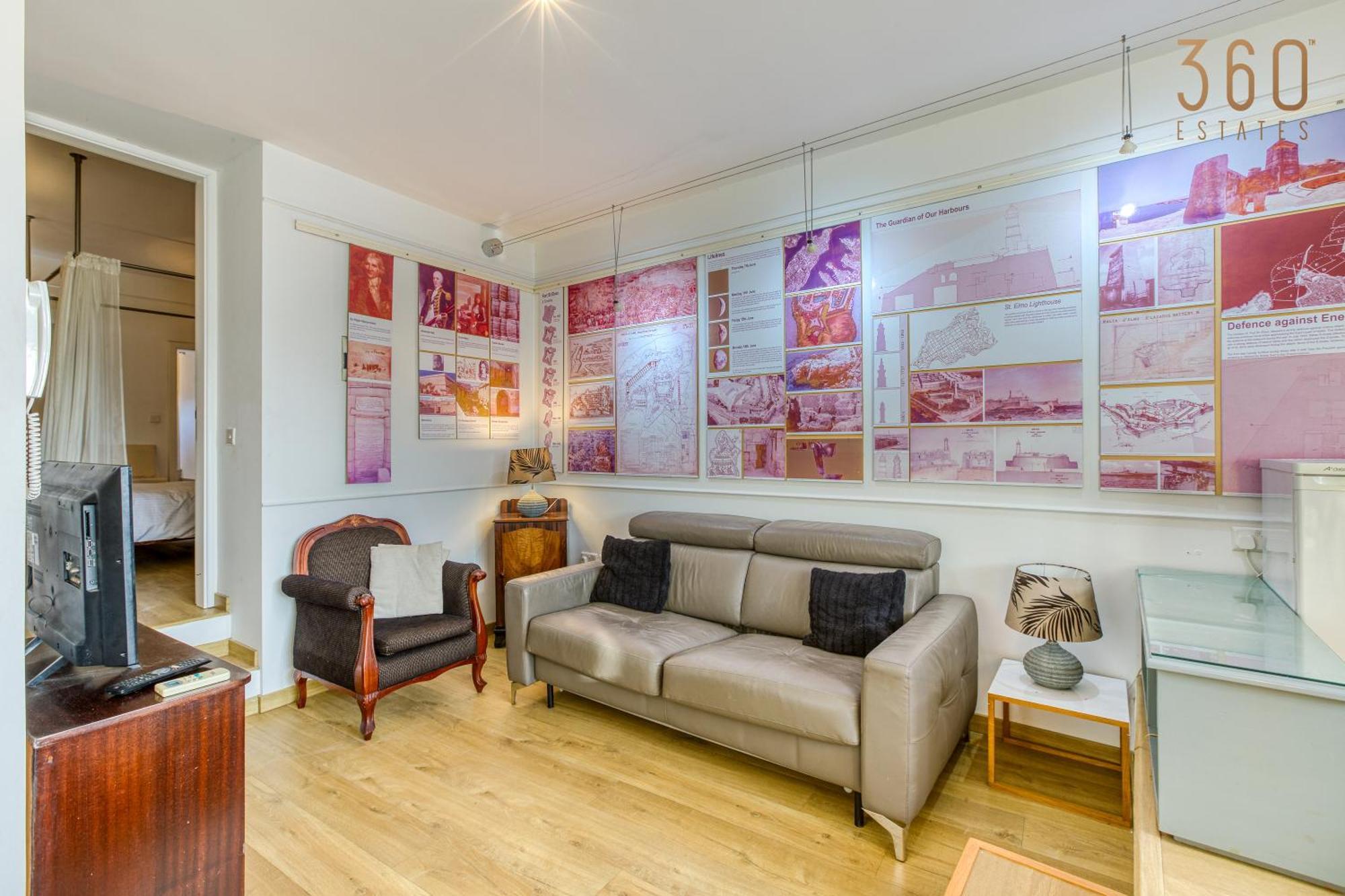 Comfortable 1br With Maltese Balcony In By 360 Estates * Valletta